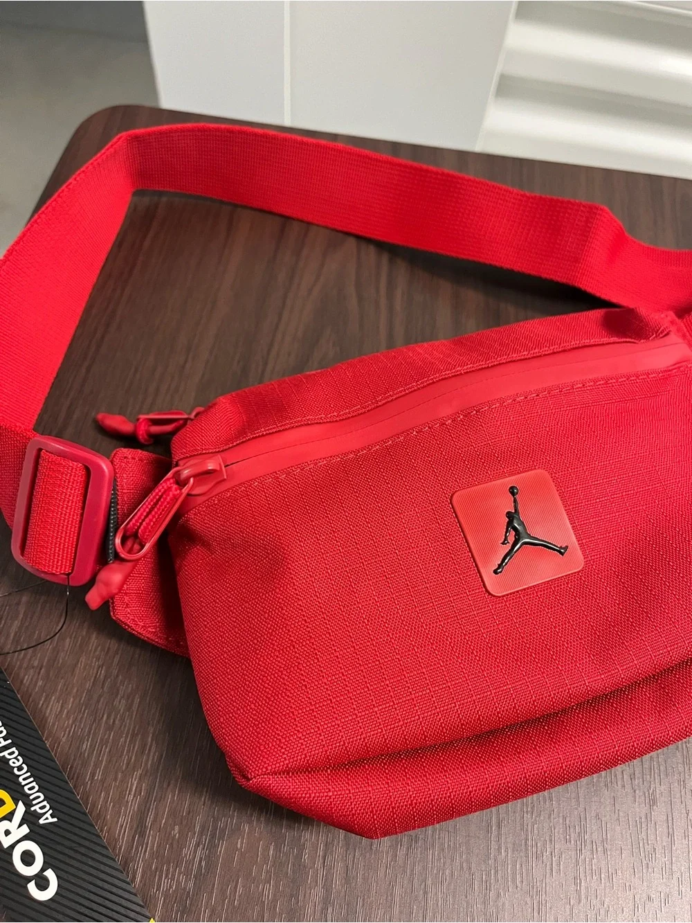 Jordan Franchise Crossbody Bag 2L Gym Red CORDURA MA0901-R78 NWT